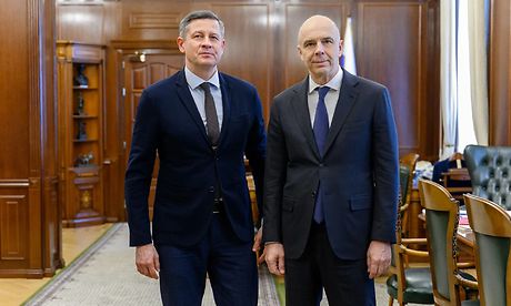 Рабочая встреча врио Губернатора Брянской области Егора Ковальчука с Министром финансов РФ Антоном Силуановым Рабочая встреча врио Губернатора Брянской области Егора Ковальчука с Министром финансов РФ Антоном Силуановым