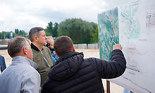 Егор Ковальчук проинспектировал ход строительства социально значимых объектов в&nbsp;областном центре